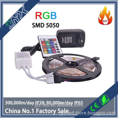 12V Waterproof Flexible RGB LED Strip Light Kit
